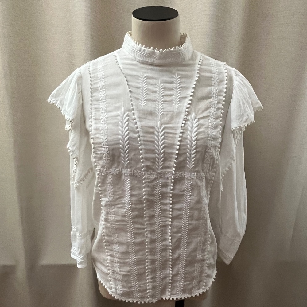 Isabel Marant 100% Cotton embroidered blouse.